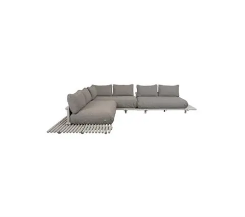 Zamów dziś SOFA NAROŻNA STICK PLATFORM ALUMINIUM, LIGHT BROWN | CANE-LINE