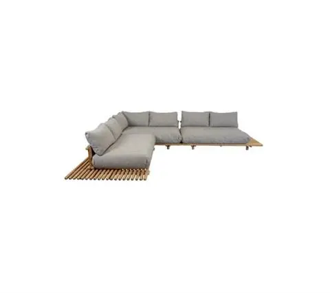 SOFA NAROŻNA STICK PLATFORM TEAK, LIGHT BROWN | CANE-LINE Wybór klientów