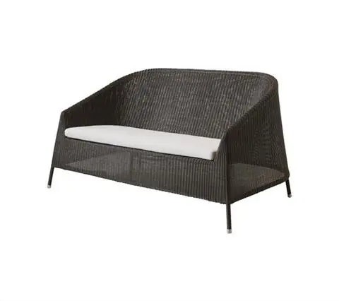 SOFA OGRODOWA 2-OS KINGSTON MOCCA | CANE-LINE Premium