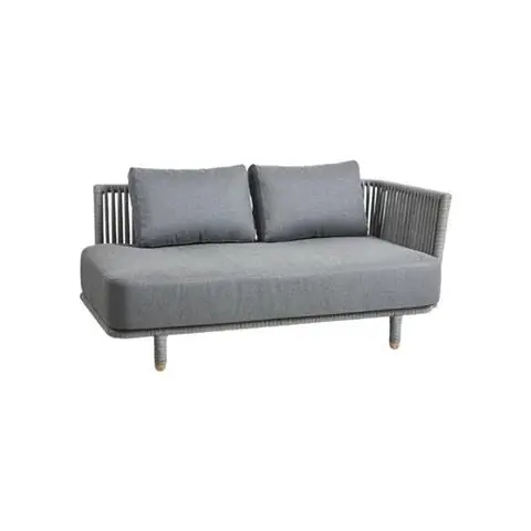 Nowość SOFA OGRODOWA 2-OS MOMENTS LEWY MODUŁ | CANE-LINE