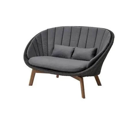SOFA OGRODOWA 2 OS. PEACOCK DARK GREY | CANE-LINE Zamów teraz