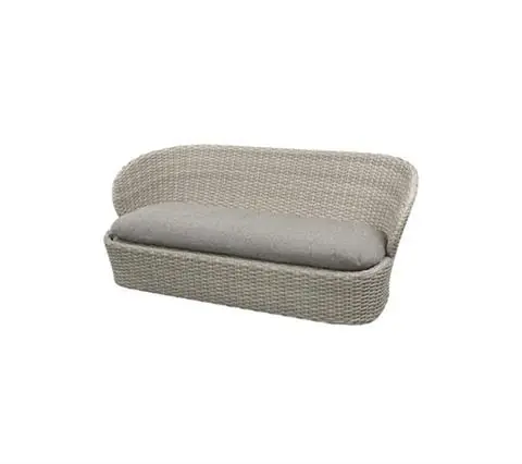 Wybór klientów SOFA OGRODOWA COAST SAND, LIGHT BROWN CUSHION | CANE-LINE