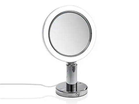 Nowość STOJĄCE LUSTERKO KOSMETYCZNE LED 7X / 1X BS 12/V CHROM | DECOR WALTHER