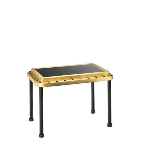 STOLIK ACE SIDE TABLE M GOLD LEAF | AUTHENTIC MODELS Promocja