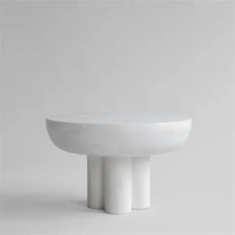 Najlepsza cena STOLIKI KAWOWE CROWN LOW BONE WHITE | 101 COPENHAGEN