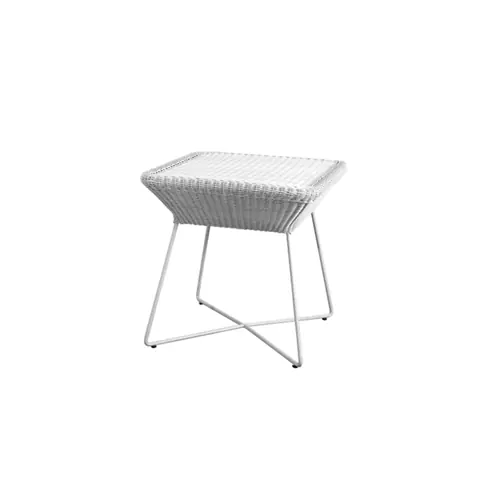 Obniżka ceny STOLIK OGRODOWY BREEZE SIDE TABLE WHITE GREY | CANE-LINE