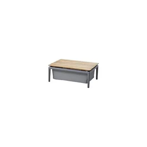 STOLIK OGRODOWY CONIC BOX LIGHT GREY | CANE-LINE Szybka wysyłka