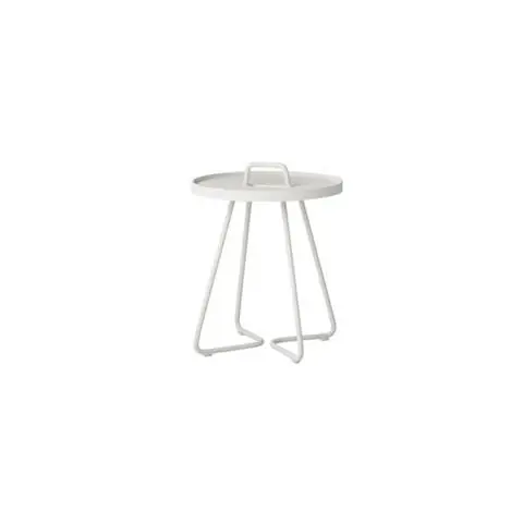 Premium STOLIK OGRODOWY ON-THE-MOVE WHITE | CANE-LINE