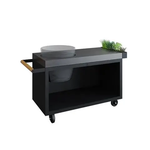 STÓŁ OFYR KAMADO BLACK 135 PRO CONCRETE BGE Tani