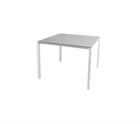 STÓŁ OGRODOWY PURE WHITE 100 X 100 CM | CANE-LINE Kup online