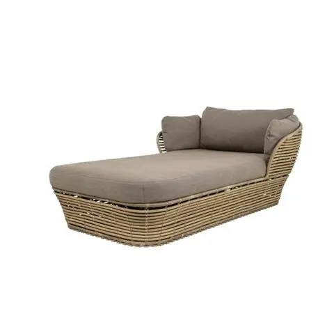 SZEZLONG OGRODOWY BASKET NATURAL | CANE-LINE Promocja